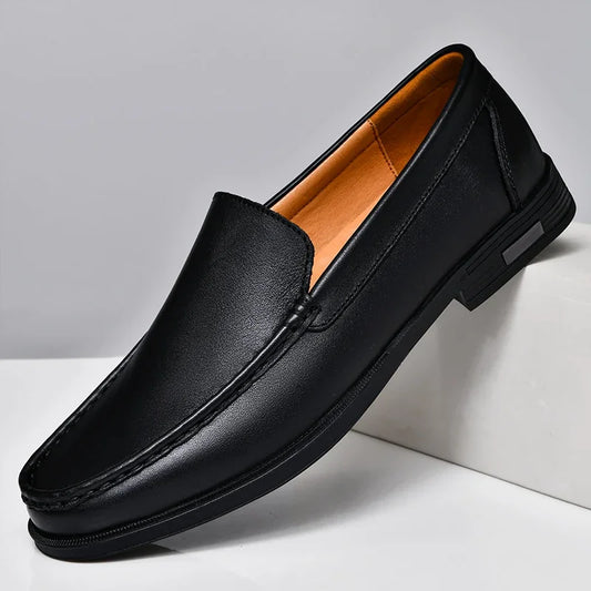 HERMOSOS MOCASINES VINTAGE piel genuina para hombre.